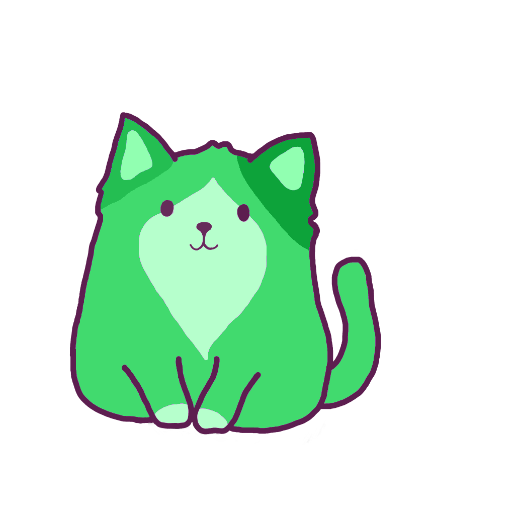 green-kitty